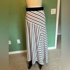 Ann Taylor striped maxi skirt, size 0